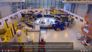 Flying over the ITER site