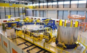 The equipment for the manufacturing of the ITER Poloidal Field coils is up and winding!
